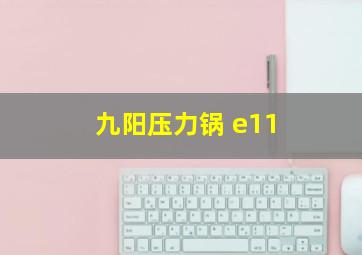 九阳压力锅 e11